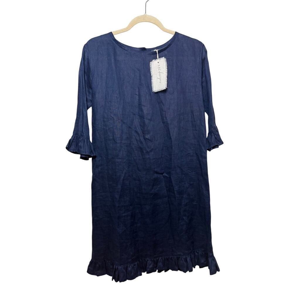 LJC Designs Fred Dress in Navy NWT Sz. XS